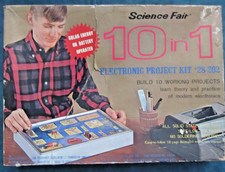 Vintage Science Fair 10 in 1 Electronic Project Kit 28-202 by Tandy from Japan
