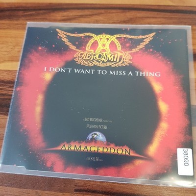 AEROSMITH i don't want to miss a thing VG+/EX (MCD, Heavy, Columbia)