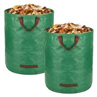 Gartensack Laubsack Gartenabfallsack Stabil Wasserdicht Faltbar 272L 2 StüCk