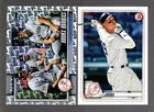 2 CARD LOT OF TOPPS LOGO FOIL BOWMAN BRONX BUDDIES AARON JUDGE NEW YORK YANKEES