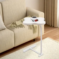 15.7*23.6in Cream White Modern End Table Side Table Coffee Table Near The Sofa