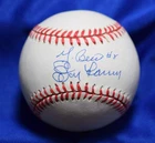 Yogi Berra Don Larsen Beckett BAS Autograph Major League OML Signed Baseball