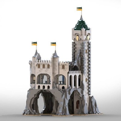 Medieval Castle Cave Escape 4294pcs Building Bricks MOC-141197 Toy