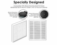 Bruvish: (5 Pack) HEPA Filters Replacements for iRobot Roomba Vacuum