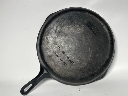 Wagner Ware No. 10 Unrestored 11 3/4” Cast Iron Skillet