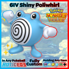 ✨ Shiny Poliwhirl 6IV ✨ Pokemon Scarlet & Violet 🚀 Fast 🚀