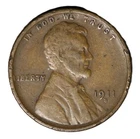 1911-S VF Details Lincoln Cent
