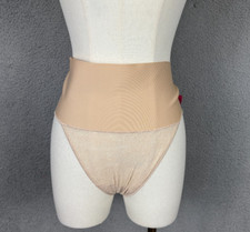 Maidenform Self Expressions Women's Tame Your Tummy Thong Beige Large NWT's.