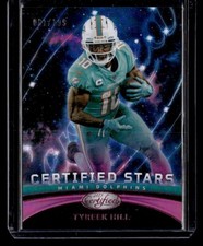 2023 Panini Certified Stars Mirror Pink Card #CS-15 ** Tyreek Hill ** #'d/199