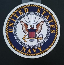 US NAVY 3 INCH STICKER - MADE IN THE USA!!