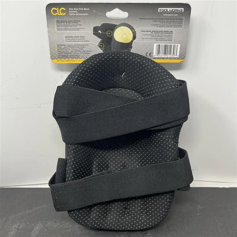 CLC LeathercraftV230 Stitched Plastic Cap Swivel Kneepads - Image 4 of 4