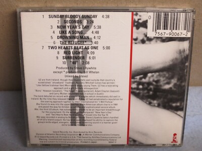 U2 - War ( CD - 1983 - Island 90067-2 ) Orig Sanyo Made In JAPAN