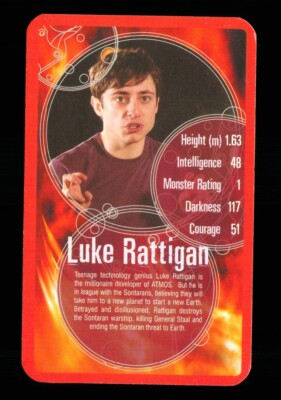1 x Infokarte Dr Who - Luke Rattigan - Ryan Sampson - R096