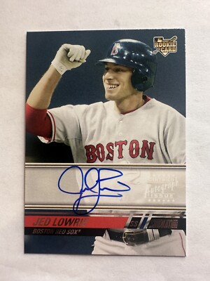 Jed Lowrie - 2008 Topps Stadium Club Rookie RC Autograph Auto Oakland A's (B)