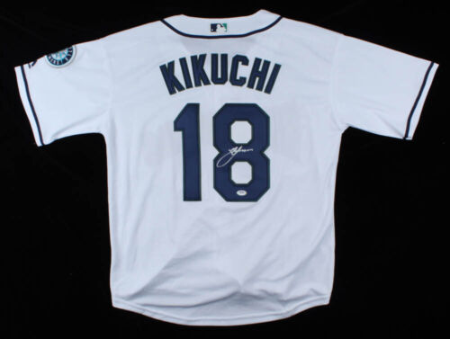 Yusei Kikuchi Signed Seattle Mariners Jersey (PSA COA) Ex Saitama Seibu Lions P - Picture 1 of 6