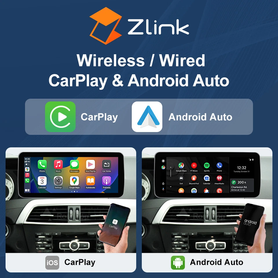 Android 13 GPS Multimedia Touch Screen For Mercedes Benz C Class W204 2011-2012 - Image 3 of 4