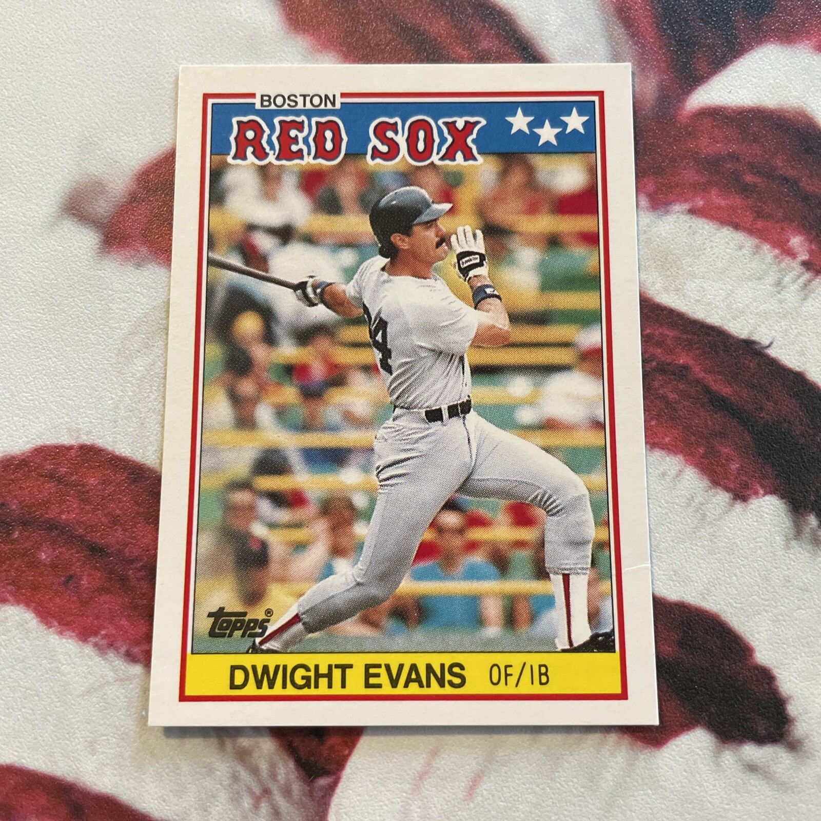 1988 Topps UK Dwight Evans #22