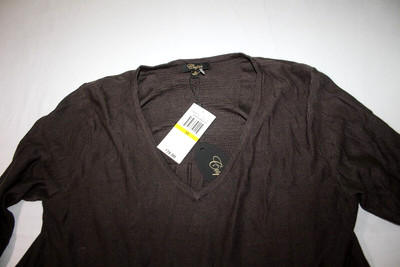 Cupio Women s M Portobello Viscose Acrylic Top NWT Neutral Tan