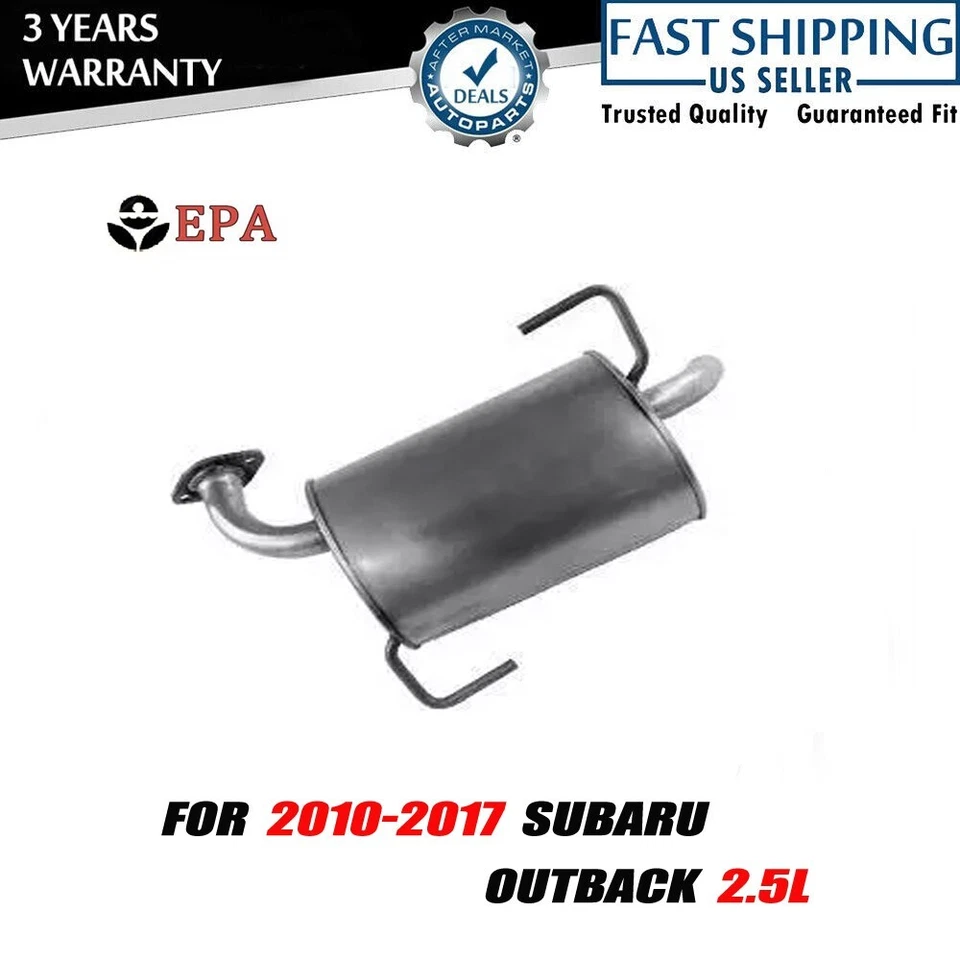 Extension Muffler Pipe Rear Muffler System for Subaru Outback 2.5L 2010-2017 - Image 4 of 4