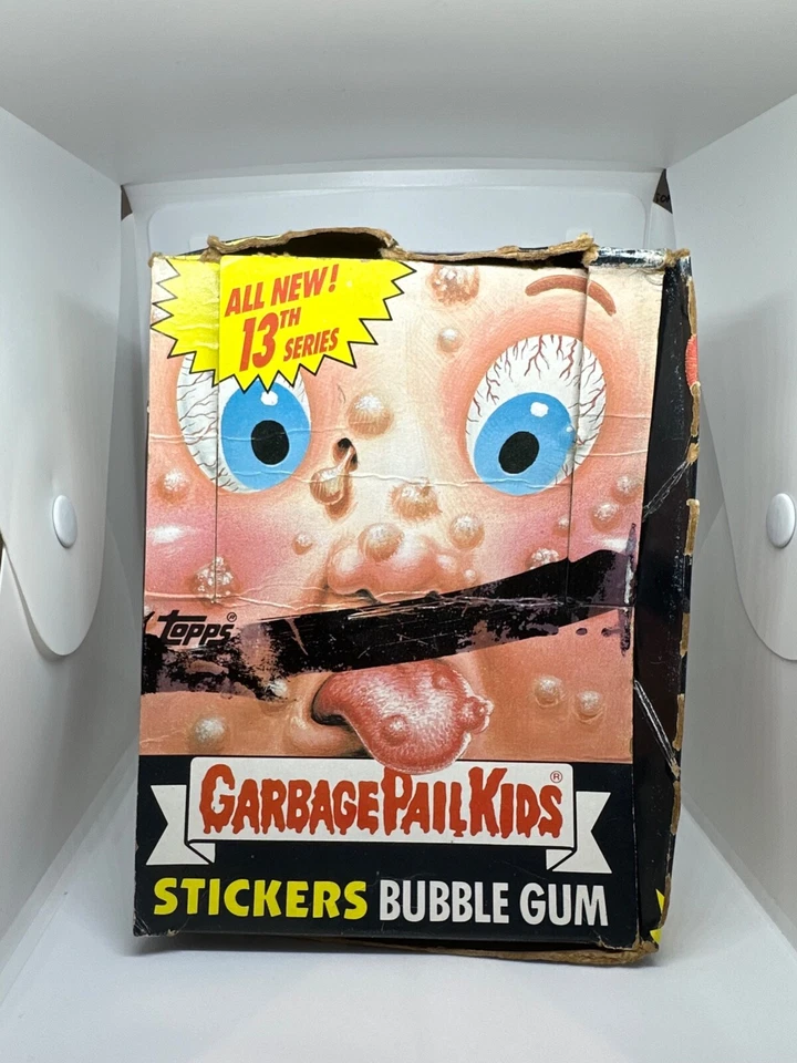 1988 Topps Garbage Pail Kids Series 13  Vintage Empty Factory Box - Image 4 of 4