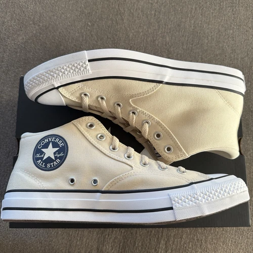 Size 10.5 - Converse Chuck Taylor All Star Mid Malden Street - Natural Ivory