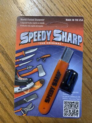''The Original'' Speedy Sharp Carbide Sharpener, Knife Sharpener,  red