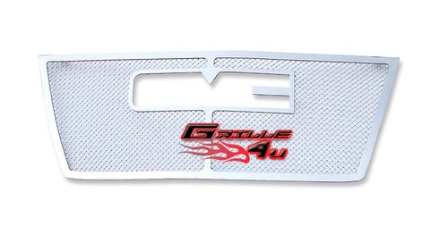 APS Compatible with GMC Terrain 2010-2015 Main Upper Stainless Steel Black 8x6 Horizontal Billet Front Grill Grille Insert G66754J