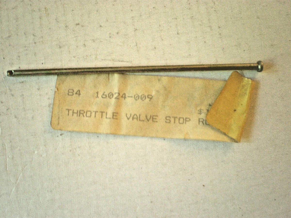 Kawasaki 71-75 F6, F7 Throttle Valve Stop Rod NOS 16024-009 | eBay