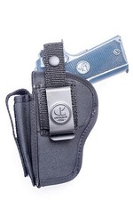 Springfield Micro Compact 1911 | Nylon OWB Belt Holster with Mag Pouch. USA MADE