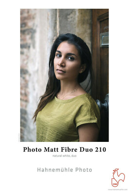 Hahnemühle Photo Matt Fibre Duo 210 A3+/25 Blatt Inkjet Fotopapier mattes Papier