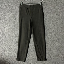 Athleta Women s Size 4 Gray Print Polyester Brooklyn Ankle Pants