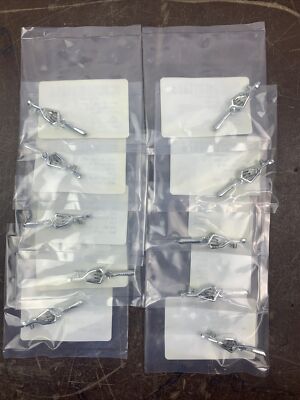 10X Mueller Electric BU-85 5 Amp Alligator Electrical Clips. Quantity 10 New C1