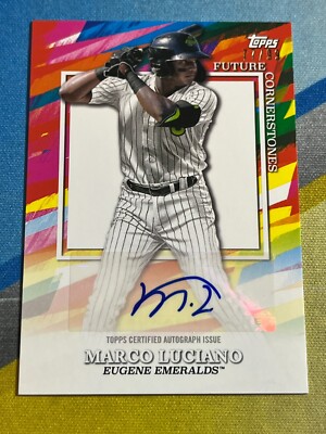 2022 Topps Pro Debut MARCO LUCIANO Future Cornerstones Auto #/99