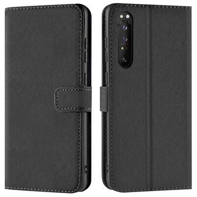 Book Case für Sony Xperia 1 IV Hülle Flip Cover Handy Tasche Schutz Hülle Etui