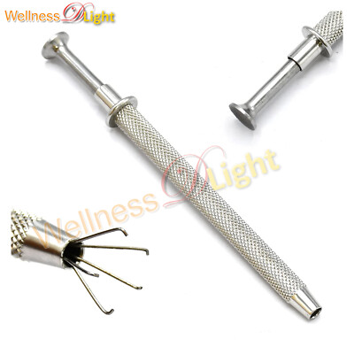 5-Prong Diamond Gem Tweezers – Stainless Steel Bead & Parts Pick-Up Tool