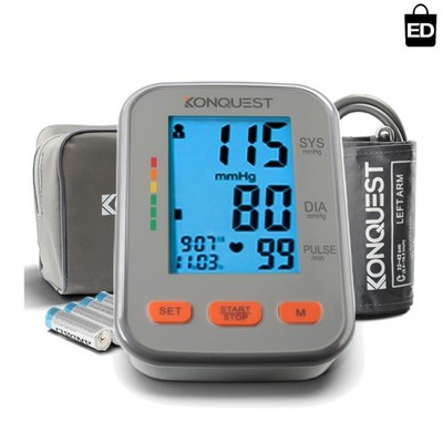 Digital Blood Pressure Monitor with Large Cuff & LCD Display for Easy Home Use