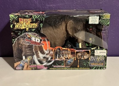 Vintage Wowwee Woolly Mammoth 3D Remote Control Animatronic 1999 Realistic Rare
