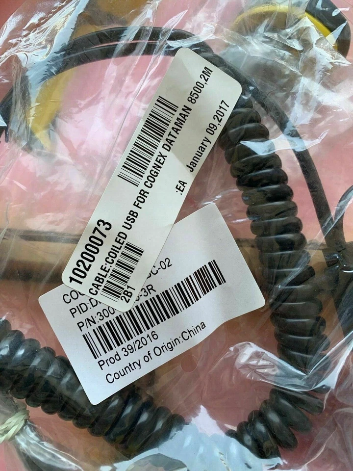 UN (1) NUEVO ESCÁNER DE CÓDIGO DE BARRAS COGNEX DM8500 DataMan con módulo y cable USB/RS232 Foto 4 de 4