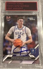 Cooper Flagg 2024 Topps March Madness # 95 autographed cased.