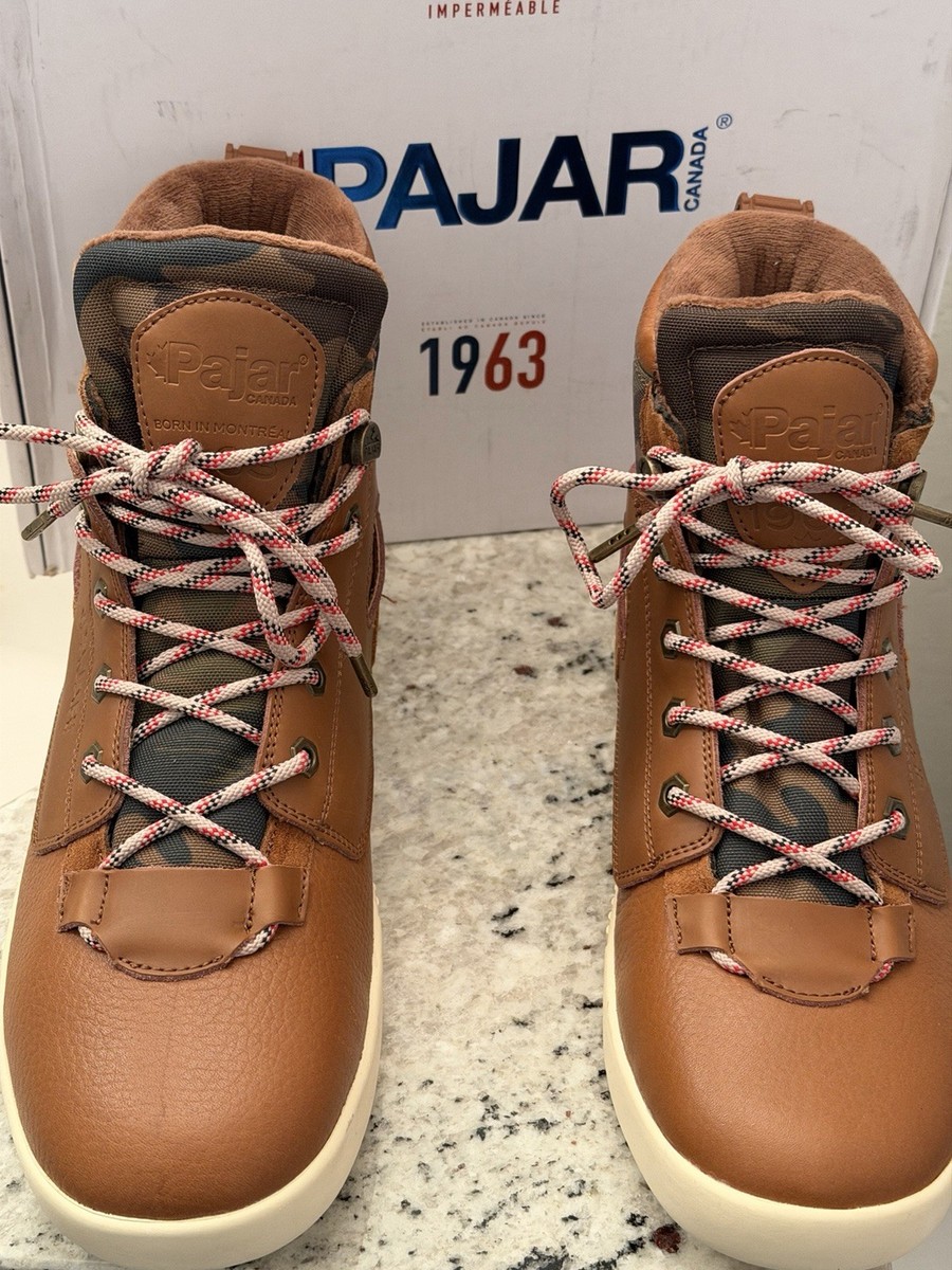 Pajar Peacemaker Faux Fur Lined Leather Boot Cognac Camo Size 7.5/40 winter Pajar Women main image 2