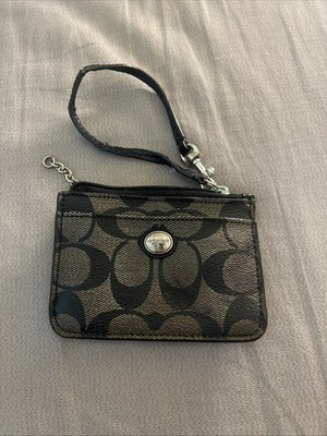 Coach Peyton Dream C Wristlet Coated Canvas Signature 