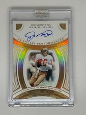 2025 Panini Flawless Performances Autographs Joe Montana Auto 01/25 FP-JMO 49ers