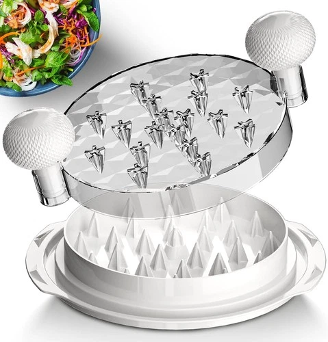 Chicken Shredder Tool Twist, Large Meat Shredder Tool Twist with Brush, Visible