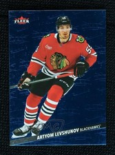 2025 Upper Deck Fleer Ultra Medallions Sapphire Blue 1/25 Artyom Levshunov 1sd5