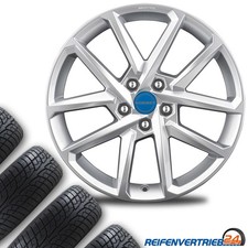 4x Alu Ganzjahresreifen Kompletträder für Ford Edge Reifen 235/60R18 Semperit