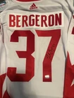 Autographed Patrice Bergeron Team Canada Hockey Jersey Bergeron / Memorable COA