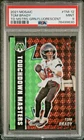 2021 PANINI MOSAIC TD MASTERS GREEN FLUORESCENT#12 TOM BRADY #01/20 PSA 9 MINT