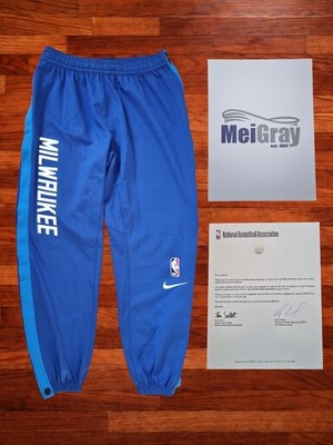 Connaughton Milwaukee Bucks NBA Game Pants Jersey Trikot Basketall Nike City