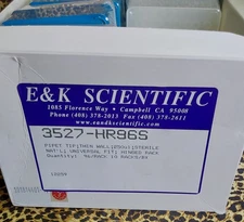 E&K Scientific, 250uL Universal Fit Sterile PipetteTips, 96 per rack, 8 racks