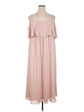 Show Me Your Mumu Women Pink Casual Dress 1X Plus